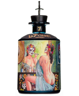 J. Rose - La7Vidas Tequila Blanco - L7V-B-M - 70cl - Milo Manara