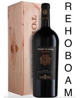 Tormaresca - Torcicoda 2022 - Primitivo del Salento - Rehoboam - Astucciato In Legno - 500cl - 5 Litri