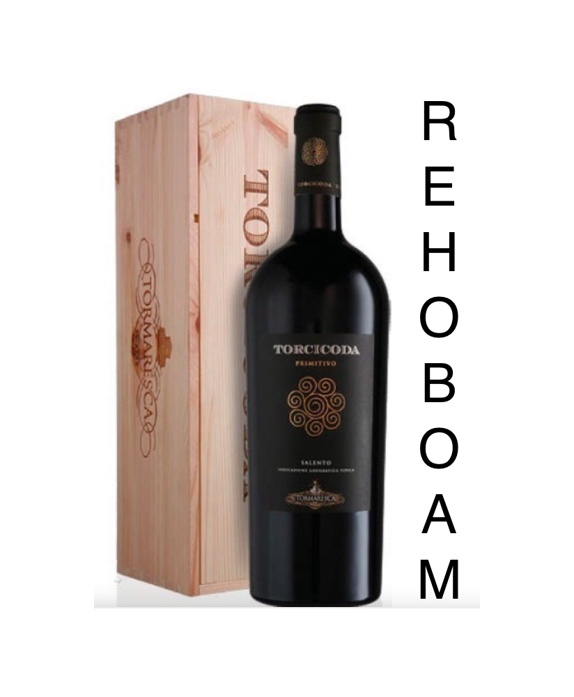 Tormaresca - Torcicoda 2022 - Primitivo del Salento - Rehoboam - Wood Gift Box - 500cl - 5 liter