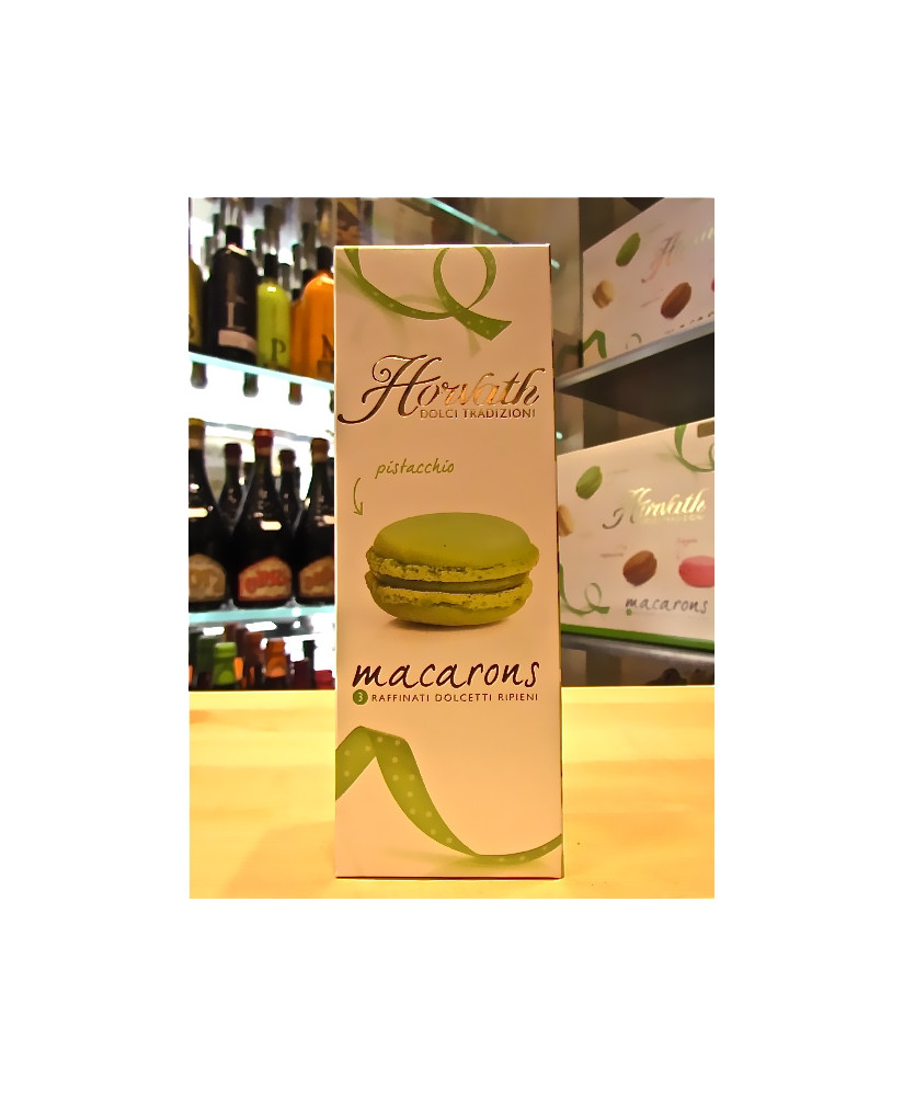 Buy online Macaron Pistachio Horvath, l'azienda di Lindt & Sprugli. Shop on line French Macaroons Lindt. Price online sweet prod
