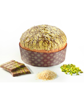 Sal de Riso - Panettone Pandorato al Dubai Chocolate - Christmas Cake - 1000g