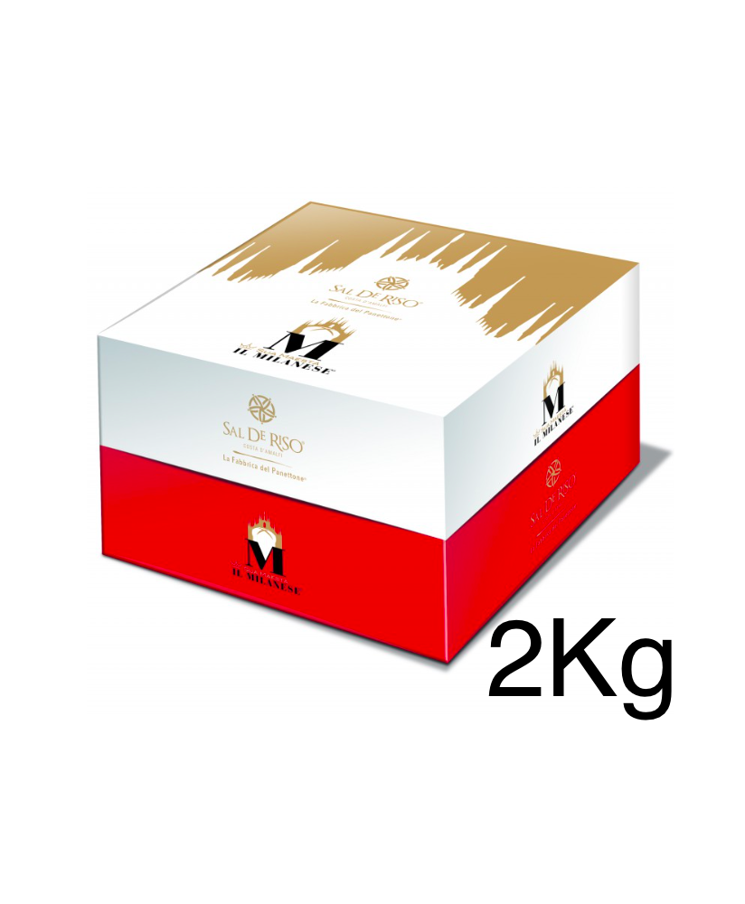 Sal de Riso - Panettone Classico - Sua Maestà Il Milanese - 2 Kg