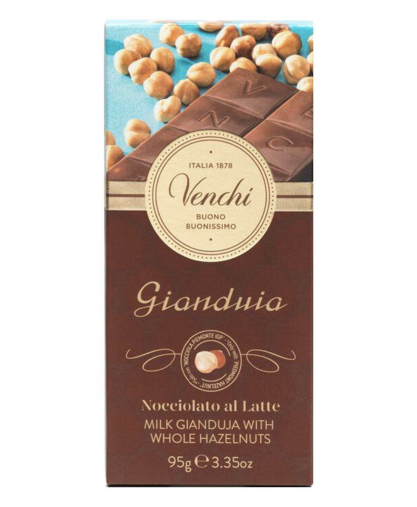 tavoletta Cioccolato Venchi Gianduja con nocciole novità | corso101