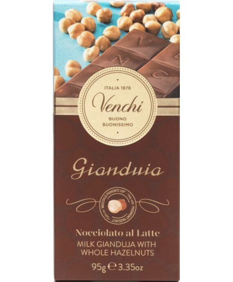 tavoletta Cioccolato Venchi Gianduja con nocciole novità | corso101