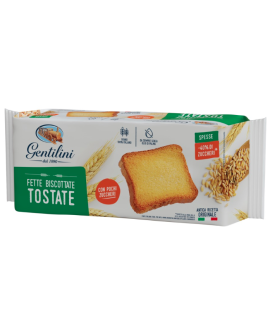 Gentilini - Toasted Cracked Slices - Low in Sugar - 175g