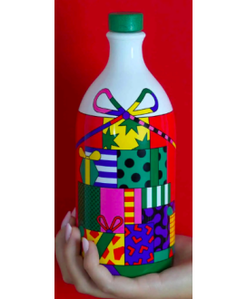 Frantoio Muraglia - Coolors “Il Dono” Ceramic Jar - Designer Camilla Falsini - Intense Fruity - 500ml