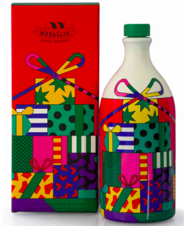 Frantoio Muraglia - Orcio in Ceramica Coolors “Il Dono” - designer Camilla Falsini - Fruttato Intenso - 500ml