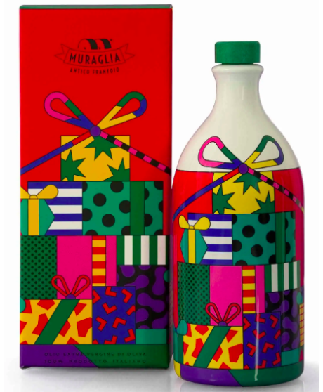 Frantoio Muraglia - Orcio in Ceramica Coolors “Il Dono” - designer Camilla Falsini - Fruttato Intenso - 500ml