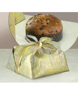 Online sales Flamigni classic panettone Milano hand-wrapped. Shop online homemade panettone, naturally leavened baked cake with