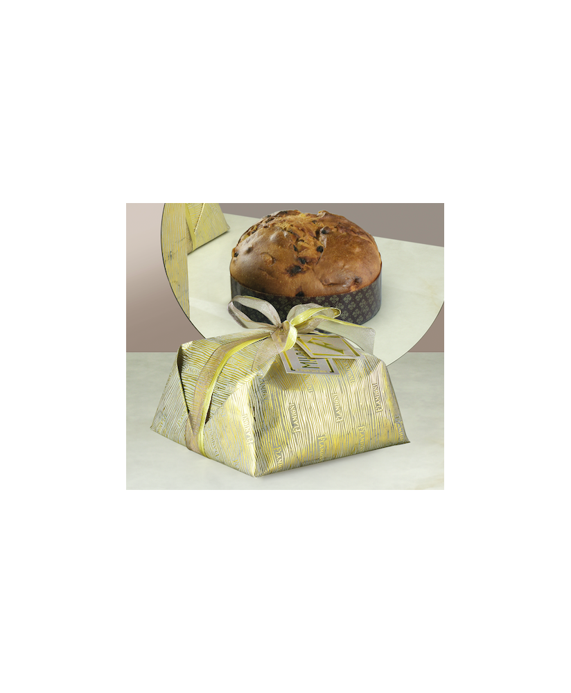 Vendita online panettone Flamigni classico Milano incartato a mano. Shop on-line panettoni artigianali, dolce da forno lievitato