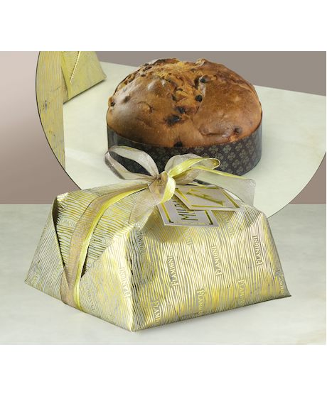 Vendita online panettone Flamigni classico Milano incartato a mano. Shop on-line panettoni artigianali, dolce da forno lievitato