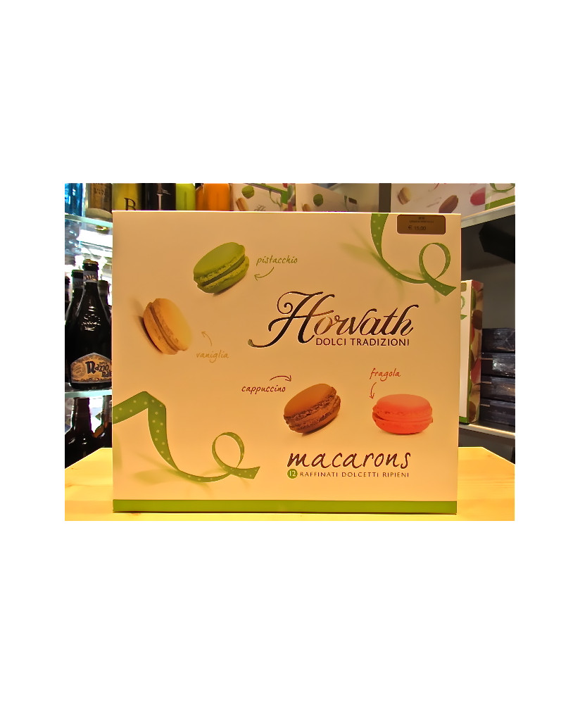 Buy online Macaron vanilla Horvath, l'azienda di Lindt & Sprugli. Shop on line French Macaroons Lindt. Price online sweet produc