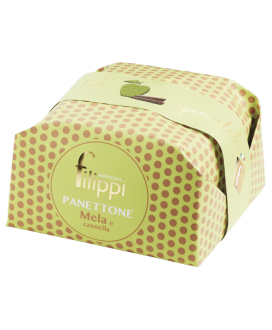 Buy online sales italian panettone Filippi Apple and Cinnamon. Shop online homemade panettone pastry Filippi
