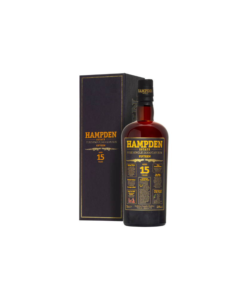 Hampden Estate - 15 Anni - Fifteen - Pure Single Giamaican Rum - Astucciato - 70cl