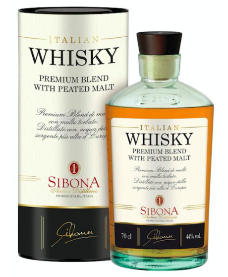 Sibona - Italian Whisky - Premium blend with peated malt - Astucciato - 70cl