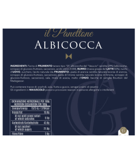 Forno Gentile - Panettone Albicocca del Vesuvio - 1000g