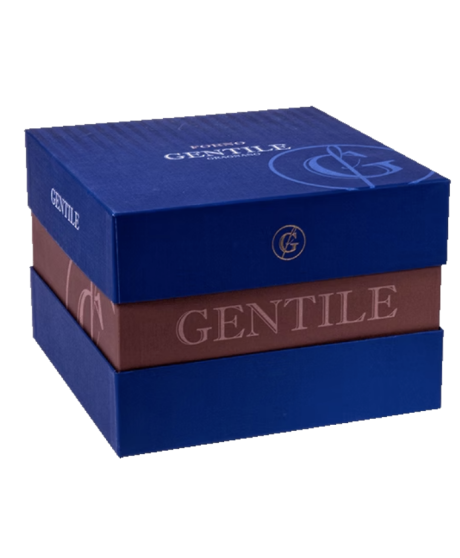 Forno Gentile - Panettone ai Tre Cioccolati con Crema Spalmabile - 1000g