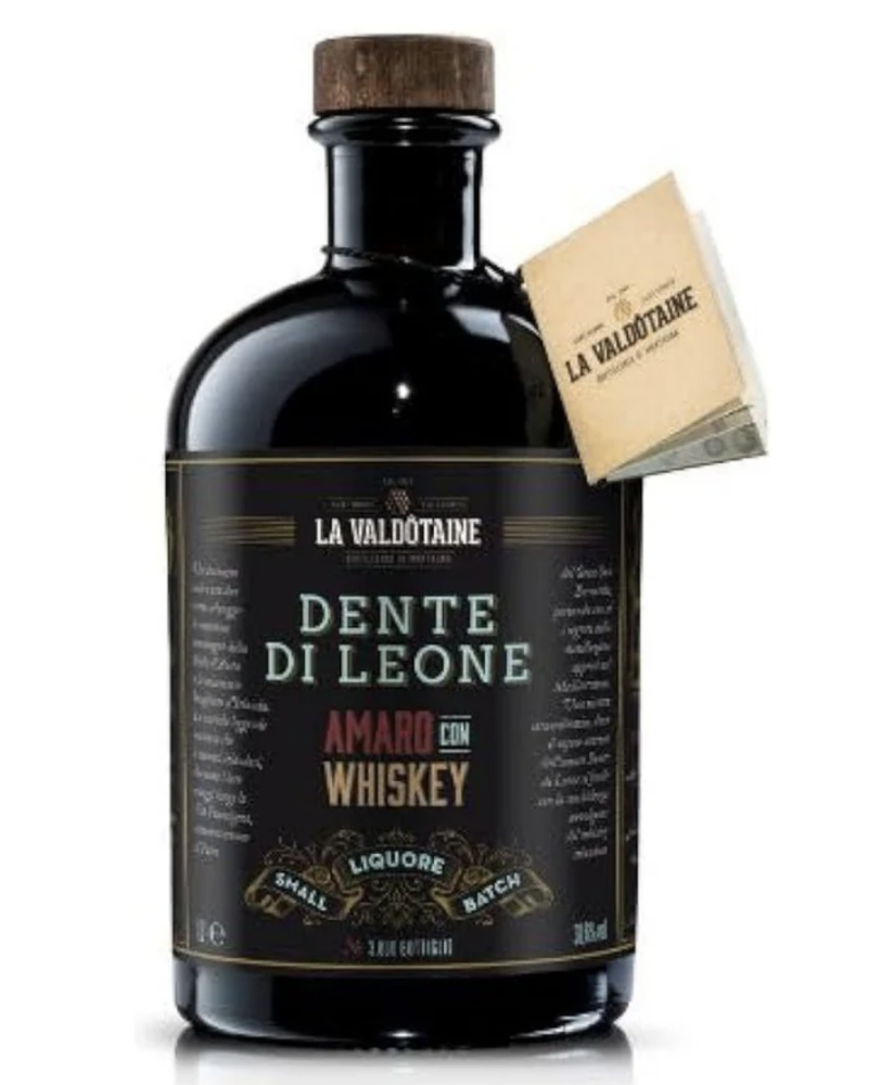 La Valdotaine - Amaro Dente di Leone with whisky - 100cl - 1 Litro