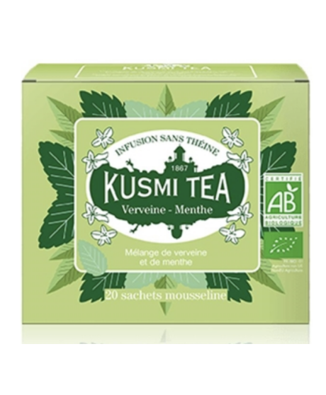 Kusmi Tea - Organic Verbana-Mint - Bio - 20 Sachets - 24g