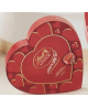 Lindt - Lindor Milk Chocolate Heart Box Cardboard - 96g