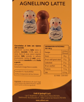 Caffarel - Little Lambs milk chocolate filled hazelnuts cream