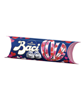 Bacio Perugina, tube boxes. Online sale elegant gift boxes italian chocolate Perugina kisses