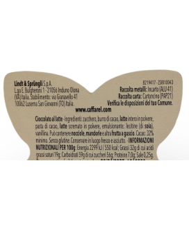 Caffarel - Milk Chocolate butterfly - 10g