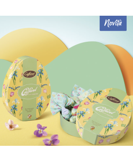 Caffarel - Confezione Maxi Ovetti Fazzolettati Floreali - 115g