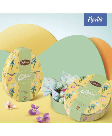 Caffarel - Maxi eggs of Floreal Handkerchiefed - BOX - 115g