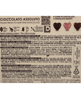Amedei - Chocolate Hearts - 9 pieces - 76.5g