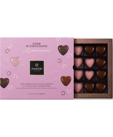 Amedei - Pack of 20 Hearts - 170g