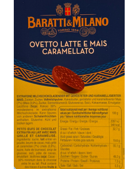 Baratti - Ovetti al Latte e mais caramellato