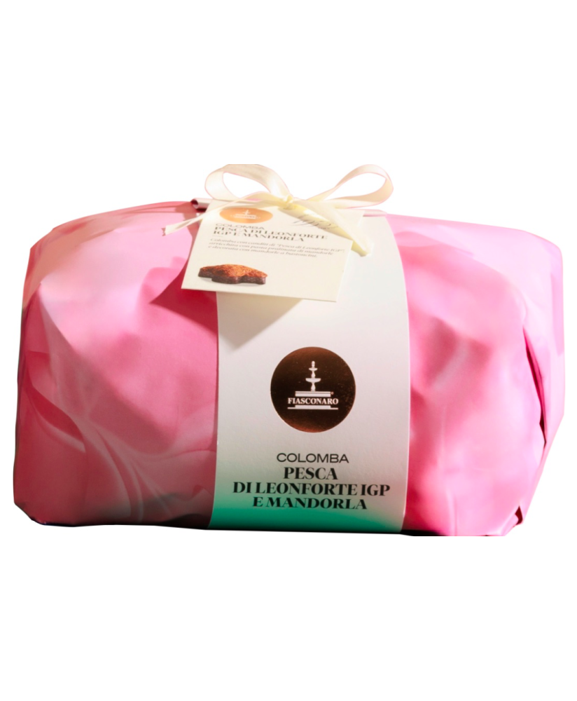Colomba Fiasconaro Pesca e mandorleaprezzo scontato colombe artigianali Fiasconaro pesche e mandorle
