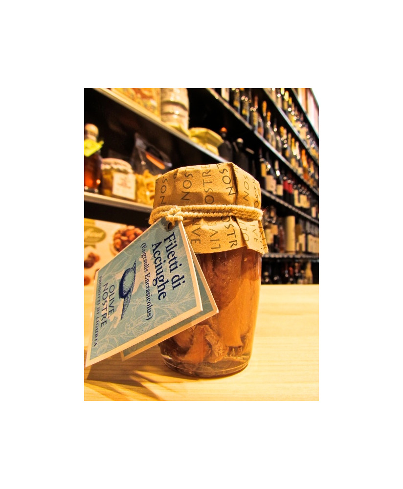 Vendita online Filetti di Acciughe - Inaudi. Shop on line Filetti di Acciughe Liguri sott'olio. Sott'oli e sotto aceti di qualit