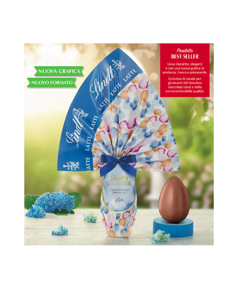 Lindt - Uovo di cioccolato al Latte - Linea Classica - 150g