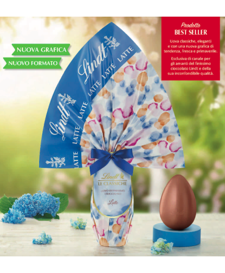 Vendita online Uovo di Pasqua Lindt & Sprüngli al latte classico tradizionale (SCONTO 10%). Shop on line uova