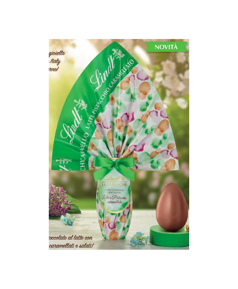 Lindt - Uovo di cioccolato al Latte e Pistacchio Caramellato - 320g