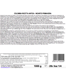 Online sales Italian Easter Cake "Colomba" Albertengo craft. Buy online Easter Cake handmade pastries, safe shipping