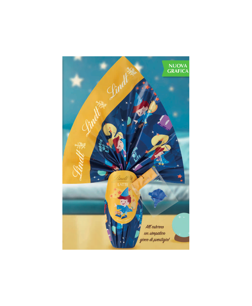 Vendita online Uovo di Pasqua Lindt & Sprüngli al latte classico maschio con doppia sorpresa da bambino (SCONTO 10%). Shop