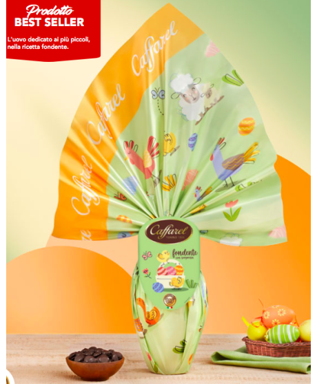 Online sales Caffarel Easter Eggs, milk and dark chocolate with original surprise, Italian high-quality milk chocolate. Shop onl