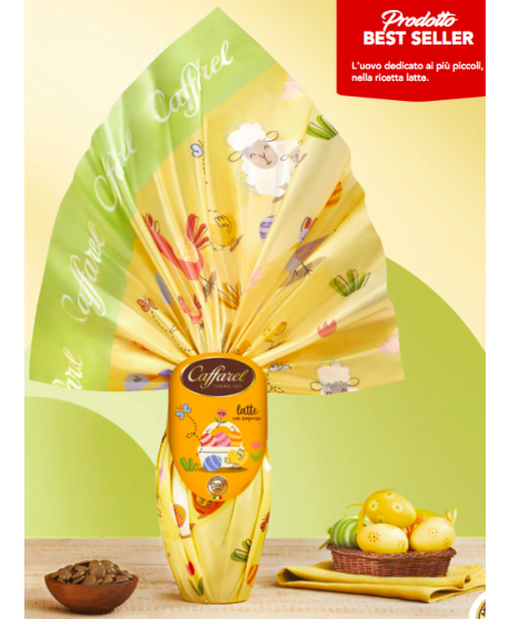 Online sales Caffarel Easter Eggs, milk and dark chocolate with original surprise, Italian high-quality milk chocolate. Shop onl
