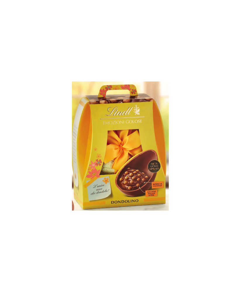 Vendita online Uova di Pasqua, Dondolino Lindt & Sprüngli, al Latte con Nocciole Piemonte Intere (SCONTO 10%). Shop on line uova