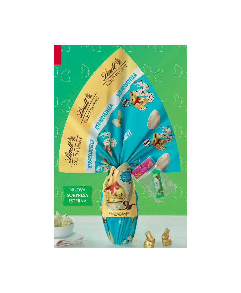 Lindt - Egg Gold Bunny - Stracciatella - 260g - New