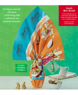 Shop online Easter Eggs Lindt Fiordilatte Gold Bunny | corso101.com