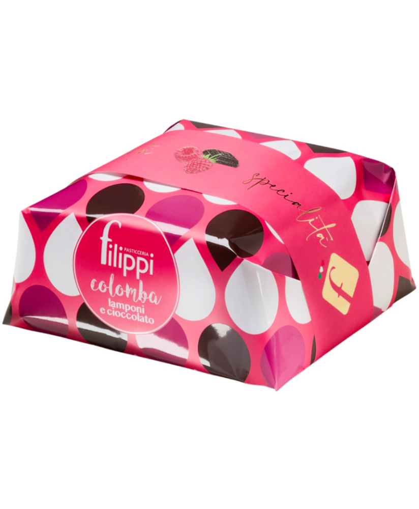 FILIPPI - RASPBERRY AND DARK CHOCOLATE EASTER CAKE - 1000g
