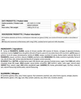 Buy online Filippi Pastry Shop, Italian Easter Cake with candied fruit, chocolate, cherry. Sale online homemade colomba