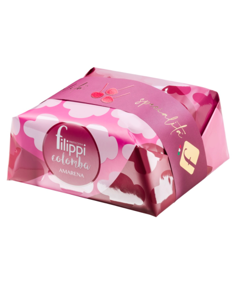 Buy online Filippi Pastry Shop, Italian Easter Cake with candied fruit, chocolate, cherry. Sale online homemade colomba