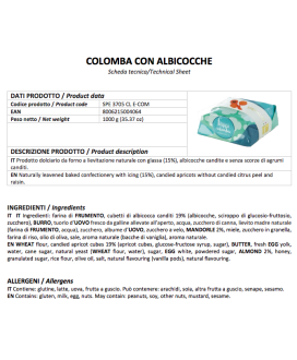 Buy online Filippi Pastry Shop, Italian Easter Cake with candied fruit, chocolate, cherry. Sale online homemade colomba