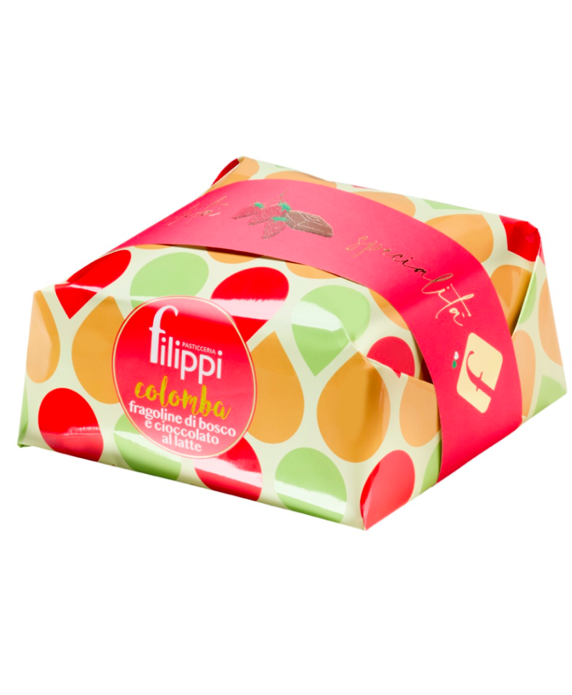 FILIPPI - EASTER CAKE WILD STRAWBERRIES AND MILK CHOCOLATE - 1000g