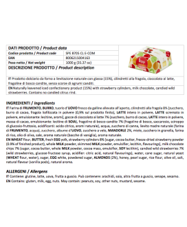 FILIPPI - EASTER CAKE WILD STRAWBERRIES AND MILK CHOCOLATE - 1000g